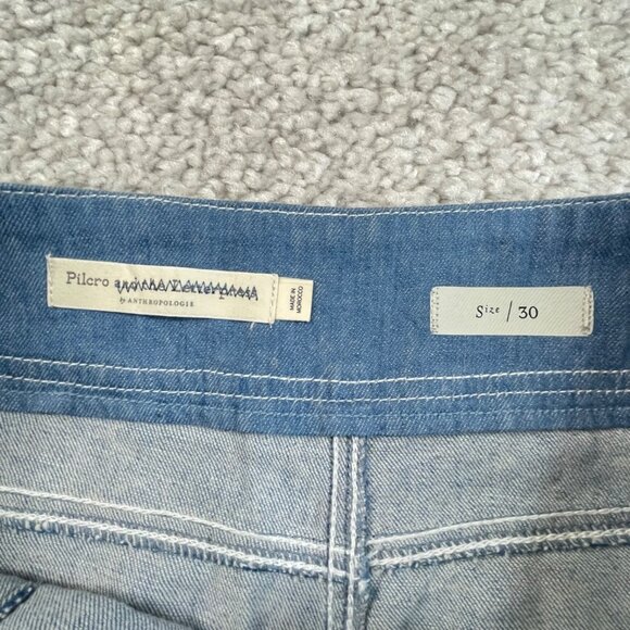 Pilcro and the Letterpress HR Wide Leg Trouser Jean Light Wash 30 NEW - Picture 7 of 13